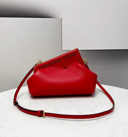 Fendi Shiny Nappa First Red Bag