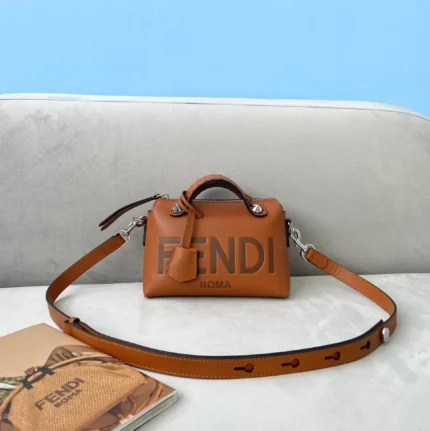 Fendi By The Way Brown Shoulder Bag