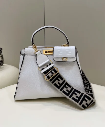 Fendi Peekaboo Versatile Shopping Tote Handbag