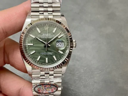 Rolex 36MM Dayjust Oliver Palm Jubilee Watch