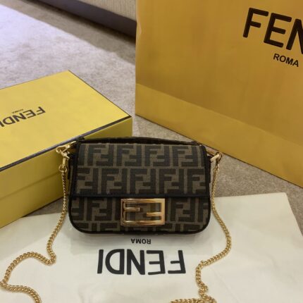 Fendi Mini Jacquard Monogram Bag