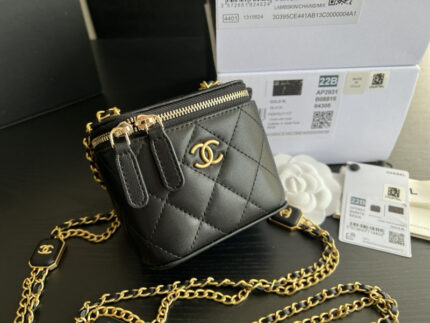 Chanel Black Mini Vanity