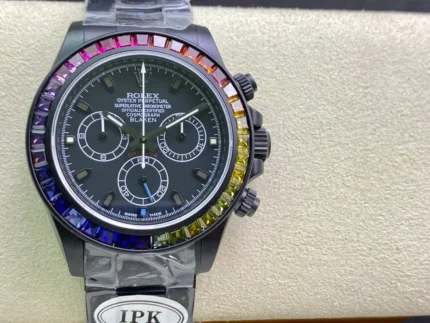 ipk Rainbow Di 🌈 made, in order to achieve the original Rolex Rainbow Daytona we want to achieve the effect of heavy gold research and development.
