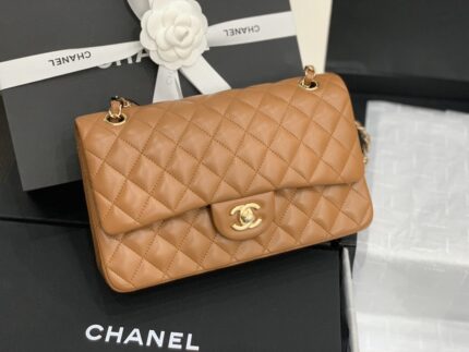 Chanel Classic Double Flap 25 Brown Shoulder Bag