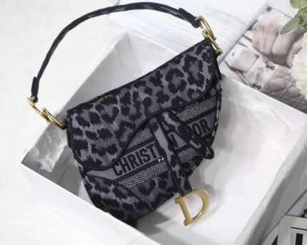 Dior Saddle Gray Shoulder Bag