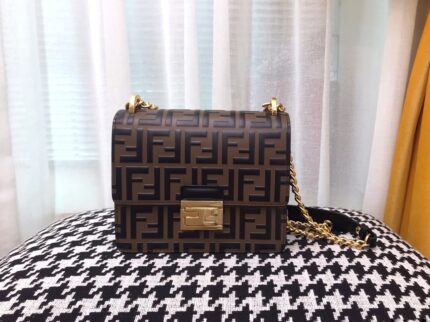 FENDI FF Small Kan U Crossbody Bag