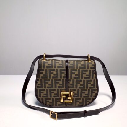 Fendi C'mon Jacquard Crossbody Bag