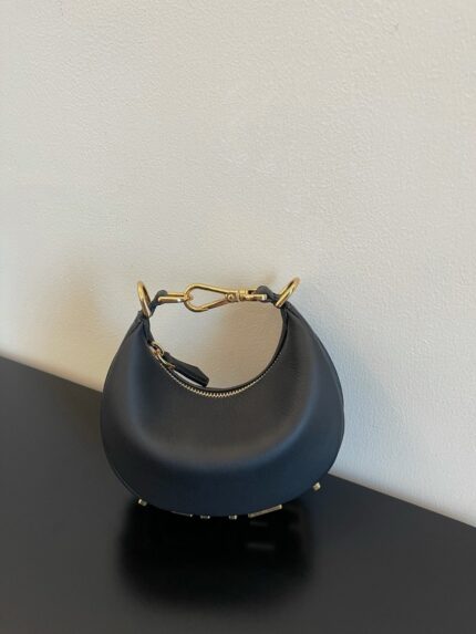 Fendi Women Nano Fendigraphy Black Bag
