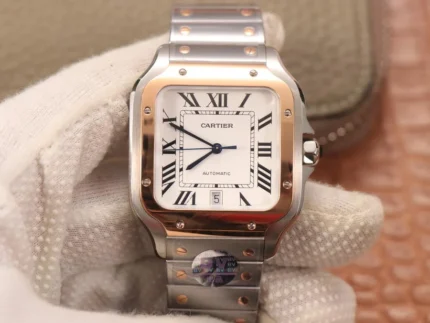 Cartier Santos De Cartier 40MM Two Tone Superclone Watch