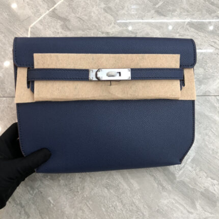 Hermes MiniKelly Pochette Navyblue