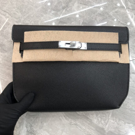 Hermes MiniKelly Pochette Black
