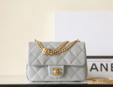 Chanel Sweetheart Flap Gray Bag