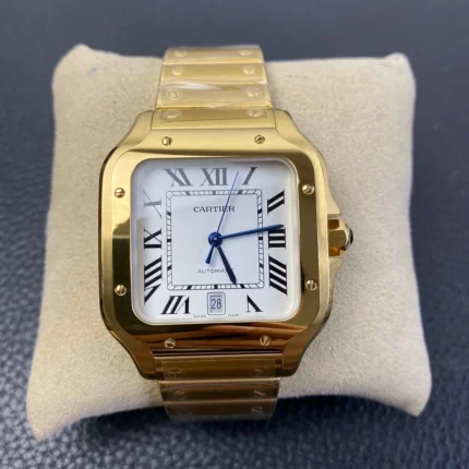 Cartier Santos Yellow Gold Watch