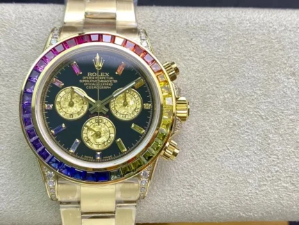 ipk Rainbow Di 🌈 made, in order to achieve the original Rolex Rainbow Daytona we want to achieve the effect of heavy gold research and development.