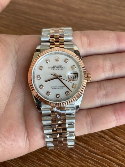 Rolex Datejust Gold Stainless Steel Watch