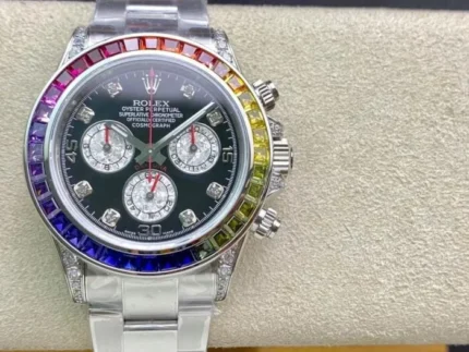 ipk Rainbow Di 🌈 made, in order to achieve the original Rolex Rainbow Daytona we want to achieve the effect of heavy gold research and development.