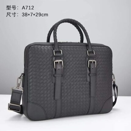Bottega Veneta Leather Business Briefcase Leptop Bag