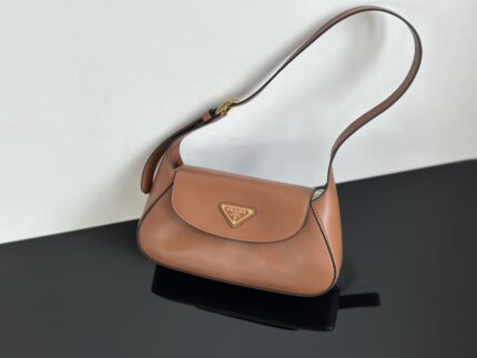 Prada Travertine Brown Shoulder Bag