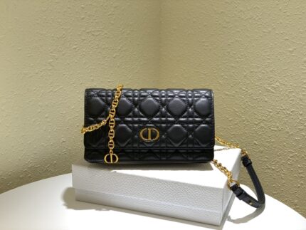 Dior Caro Leather Crossbody Bag