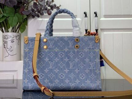Louis Vuitton Let Go PM Sky Denim Monogram Denim Bag