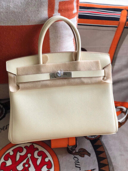 Hermes Birkin 25 Beige Handbag