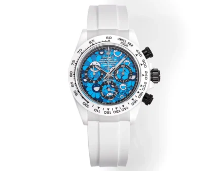 Rolex Daytona DIW Custom Flower Dial In Ceramic Watch