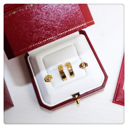 Cartier Love Earrings - Yellow Gold
