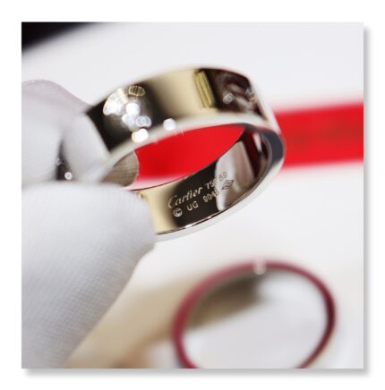 Cartier Love Ring - White Gold