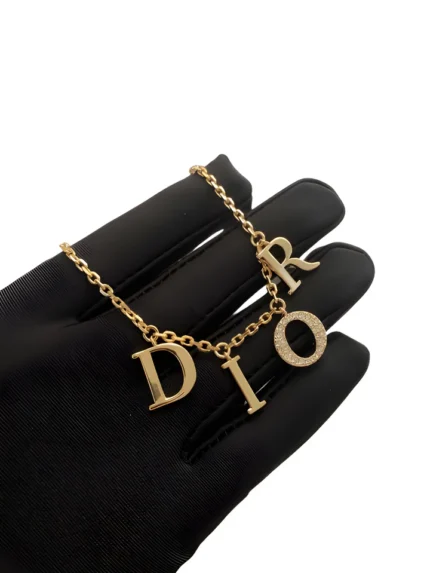 Dior J'ADIOR Gold & Crystal Chain Bracelet