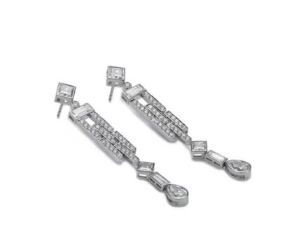 Cartier Diamond Drop Earrings