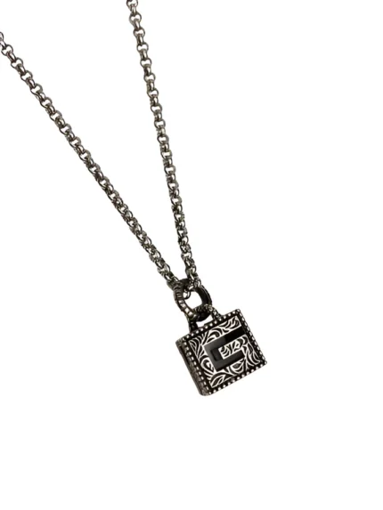 Gucci Square Pendant Necklace