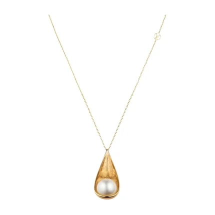 Louis Vuitton Pearl Teardrop Necklace for Women