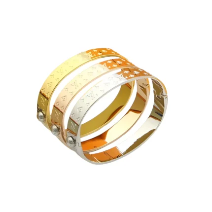 Louis Vuitton Tri-Tone Bangle Set