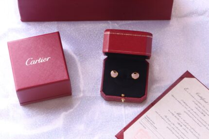 Cartier Love Heart Stud Earrings
