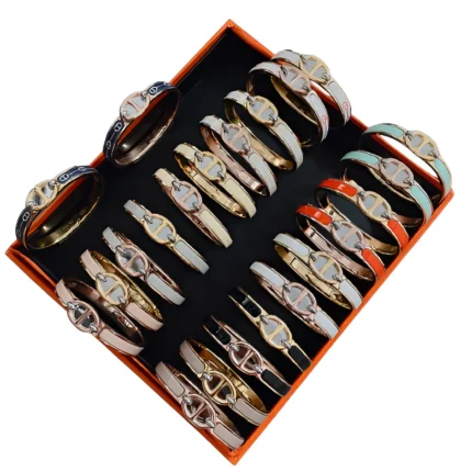 HERMES Iconic Chain-Link Bangle Collection